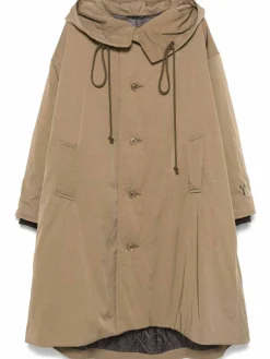 Cappotto con cappuccio a U
