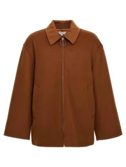 Cappotto corto con estrattore di filo