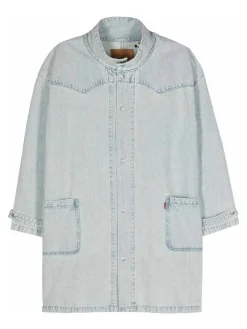 Cappotto di jeans in stile western