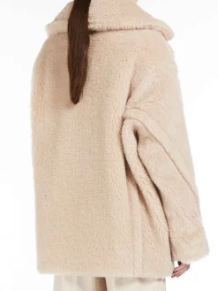 Cappotto in alpaca e lana