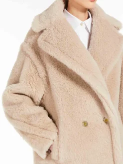 Cappotto in alpaca e lana