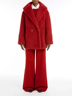 Cappotto in alpaca e lana