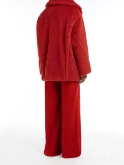 Cappotto in alpaca e lana