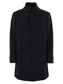 Cappotto In Lana Con Gancio