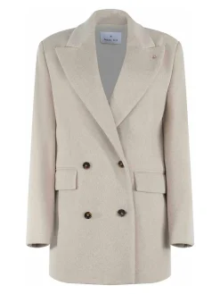Cappotto in miscela viscosa