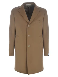 Cappotto monopetto in lana