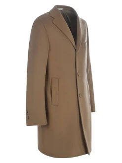Cappotto monopetto in lana