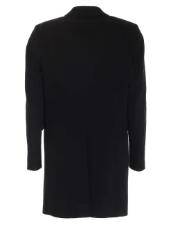 Cappotto monopetto nero
