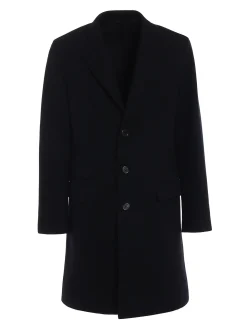 Cappotto skinny fit panno di lana