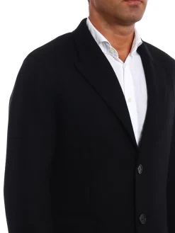 Cappotto skinny fit panno di lana