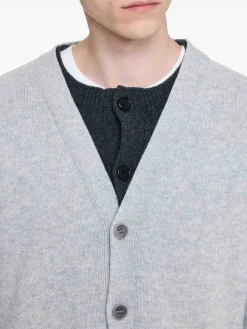 Cardigan a doppio strato