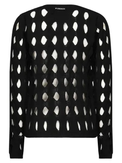 Cardigan a maglia aperta