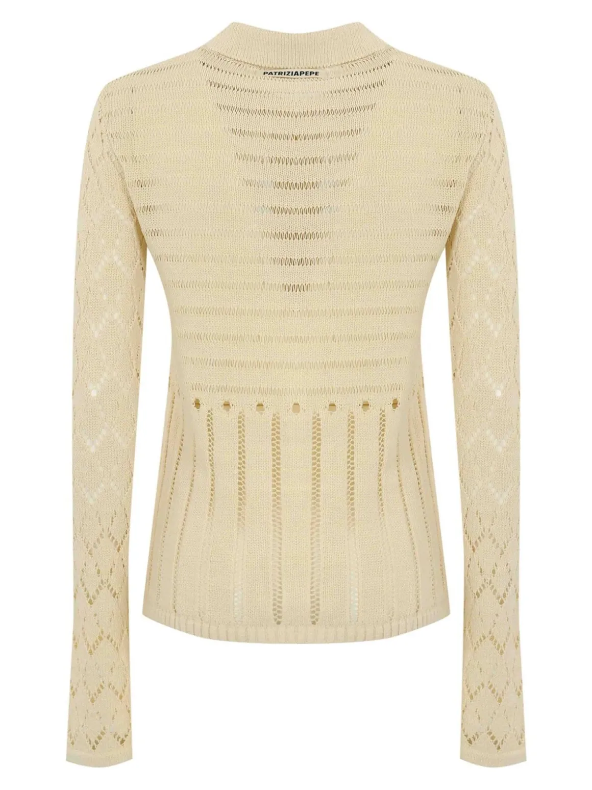 Cardigan a maglia aperta