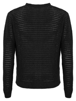 Cardigan a maglia aperta