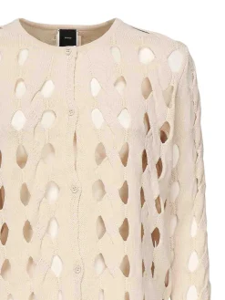 Cardigan a maglia aperta