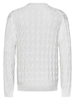 Cardigan bianco in cotone