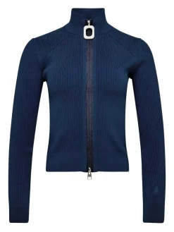 Cardigan con zip