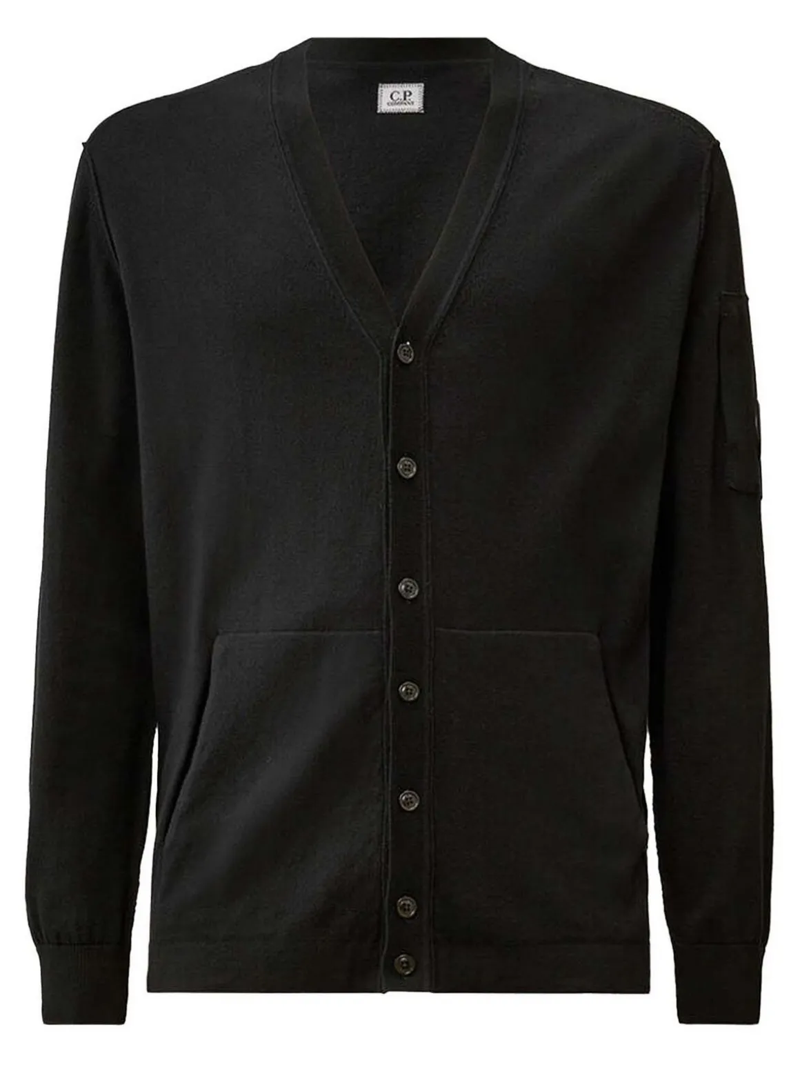 Cardigan In Cotone Con Dettaglio Logo