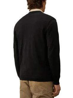 Cardigan In Cotone Con Dettaglio Logo