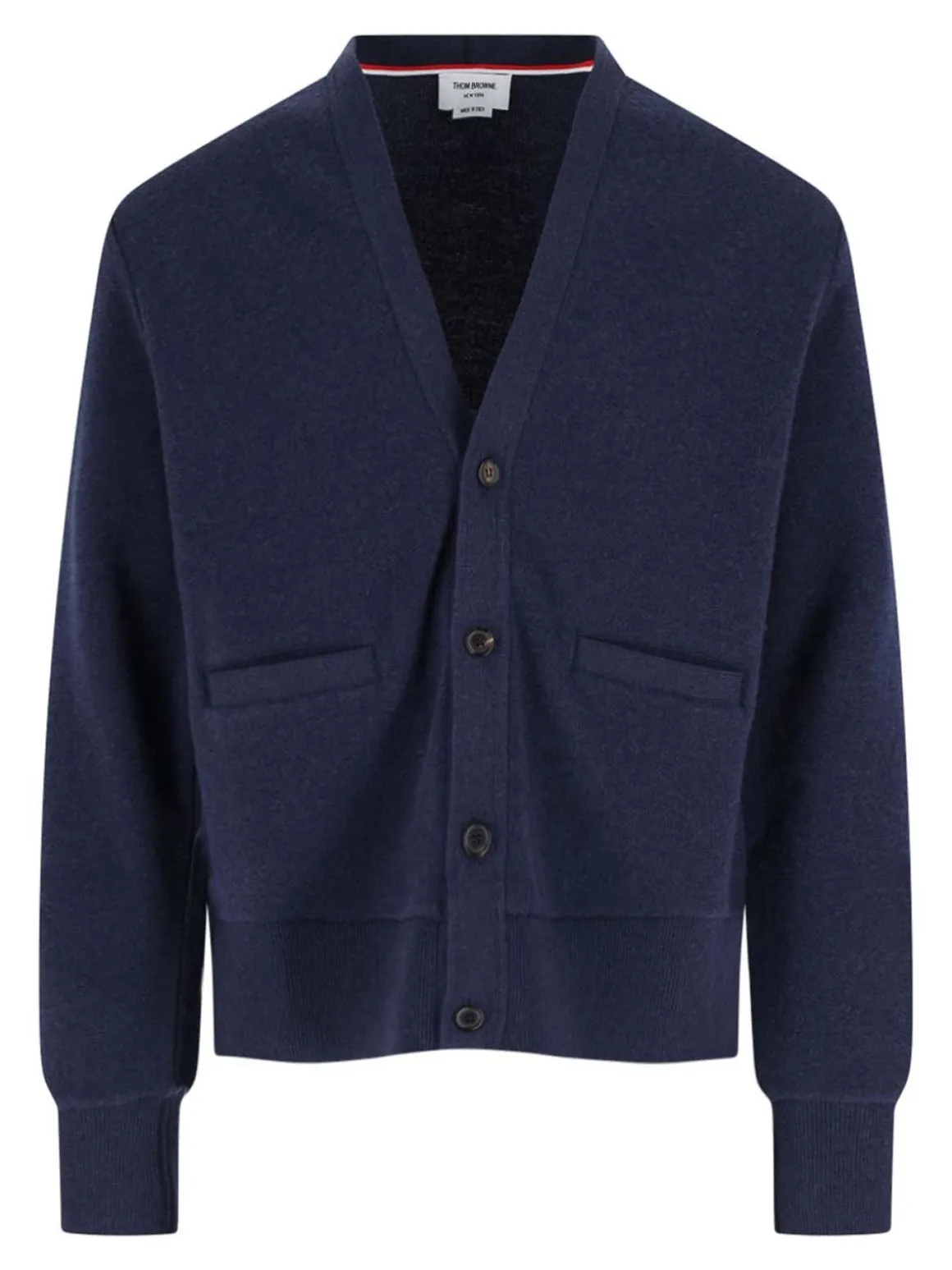 Cardigan In Lana Seta E Cashmere