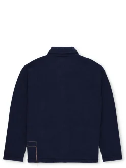 Cardigan in maglia blu navy