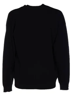 Cardigan nero con pulsanti chiusura