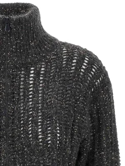 Cardigan netto abbagliante rustico