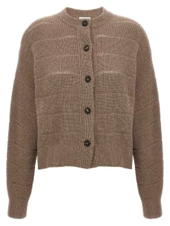 Cardigan netto abbagliante rustico