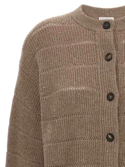Cardigan netto abbagliante rustico