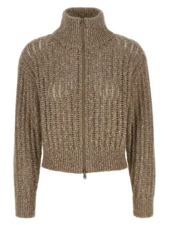 Cardigan netto abbagliante rustico