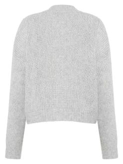 Cardigan oversize ritagliato
