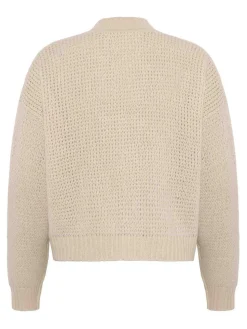 Cardigan oversize ritagliato