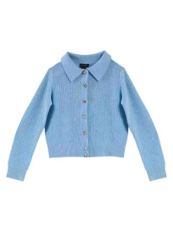 Cardigan per fascino a maglia via cavo