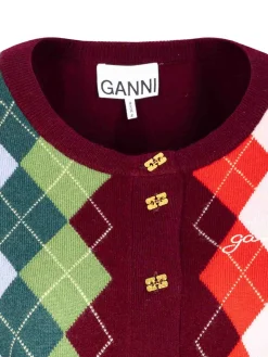 Cardigan porto tawny
