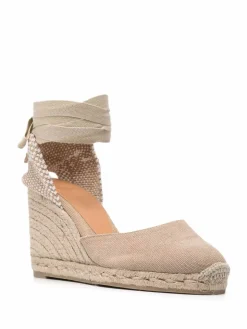 Carina Raffia Wedge Espadrilles