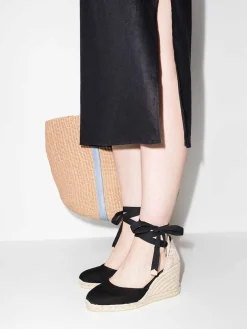 Carina Raffia Wedge Espadrilles