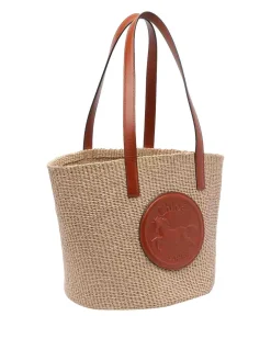 Cestino della medaglia del cavallo beige