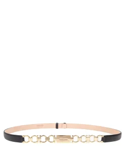 Cintura Bijoux In Pelle Colore Nero