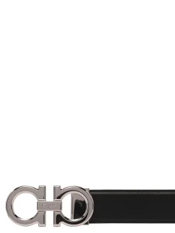 Cintura gancini reversibile
