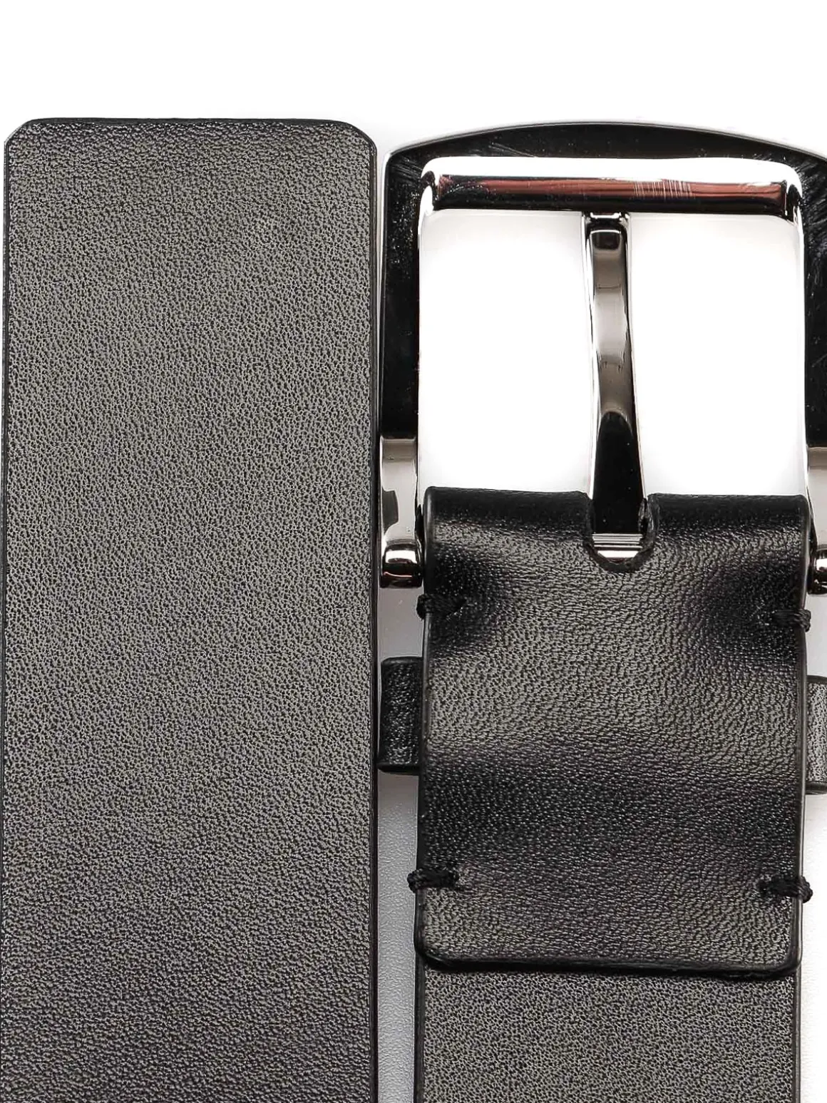Cintura Gray nera in pelle