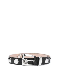 Cintura in pelle con borchie Benny