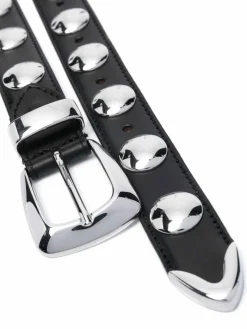 Cintura in pelle con borchie Benny