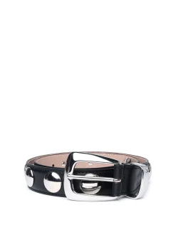 Cintura in pelle nera
