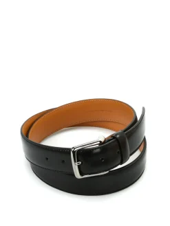 Cintura in pelle spazzolata