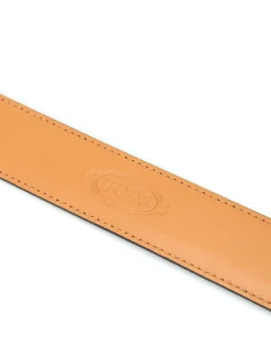 Cintura in pelle spazzolata