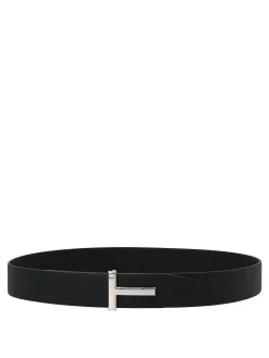 Cintura reversibile con logo