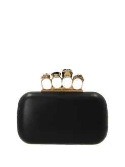 Clutch con teschio e anelli