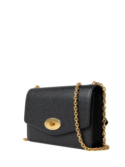 Clutch Darley S in pelle a grana stampata