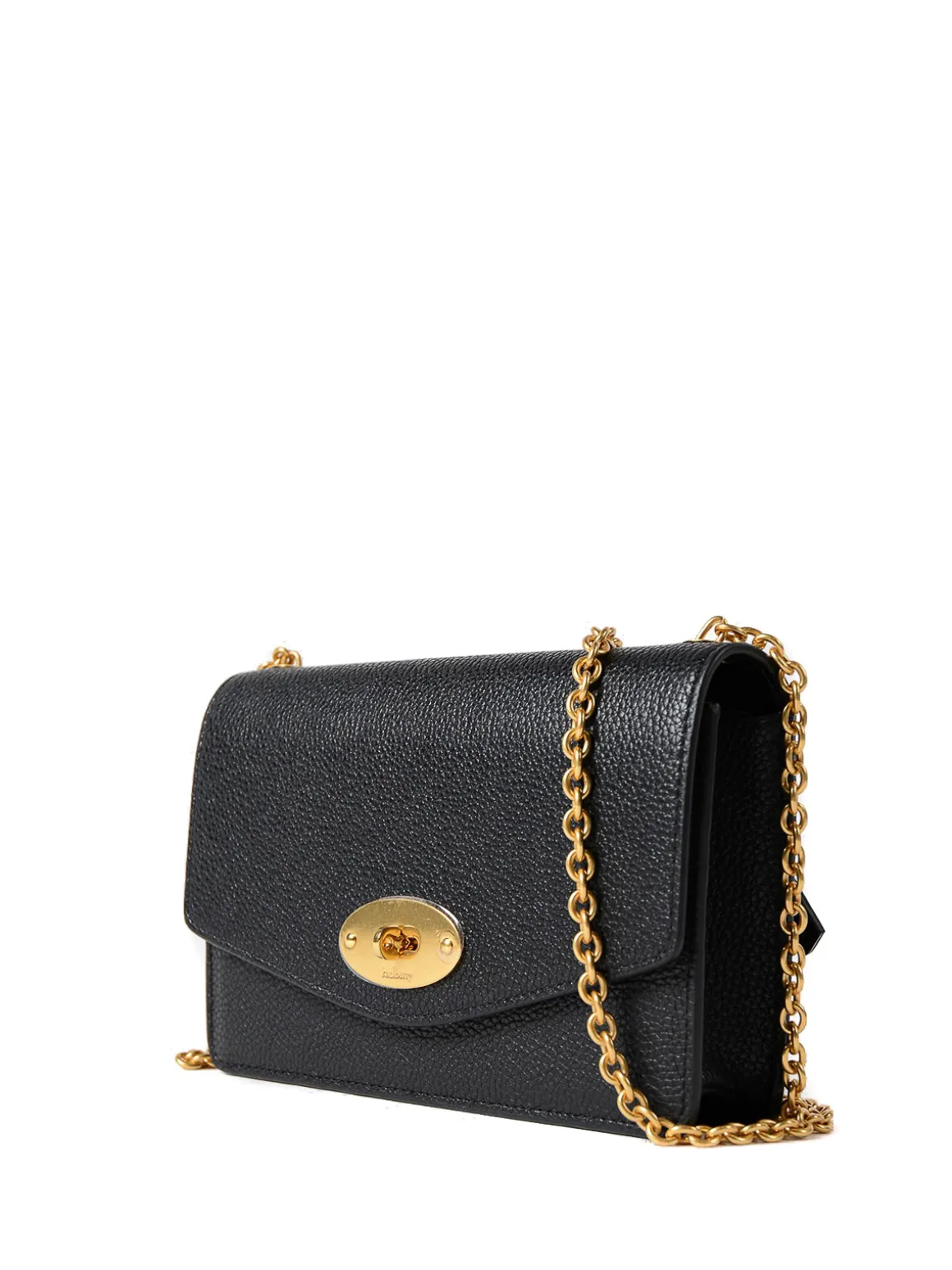 Clutch Darley S in pelle a grana stampata