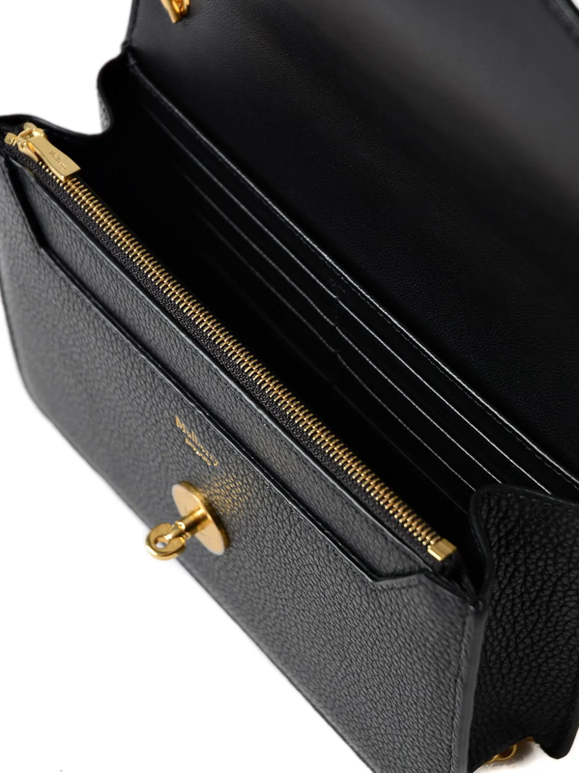 Clutch Darley S in pelle a grana stampata